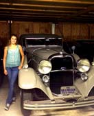 16 year old to show a 1932 Lincoln KB V-12 Dietrich Convertible Sedan at the 2013 Pebble Beach Concours d'Elegance.